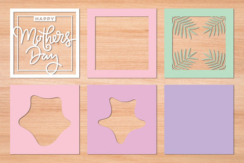 Happy Mothers Day 7 - 3D Layered Paper Cut SVG SVG Slim Studio 