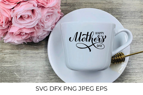Happy Mothers Day calligraphy hand lettering SVG SVG LaBelezoka 
