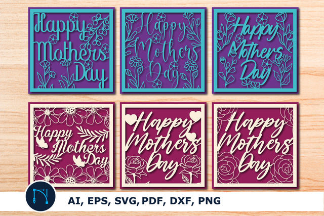 Happy Mother’s Day Card Bundle SVG SVG MD JOYNAL ABDIN 