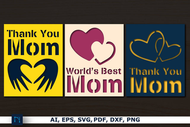 Happy Mother’s Day Card Cover bundle SVG SVG MD JOYNAL ABDIN 