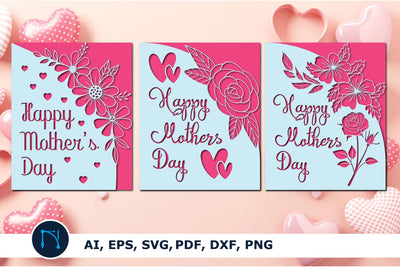 Happy Mother’s Day Card Cover bundle SVG SVG MD JOYNAL ABDIN 