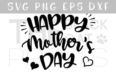 Happy mother's day Cut file SVG TheBlackCatPrints 