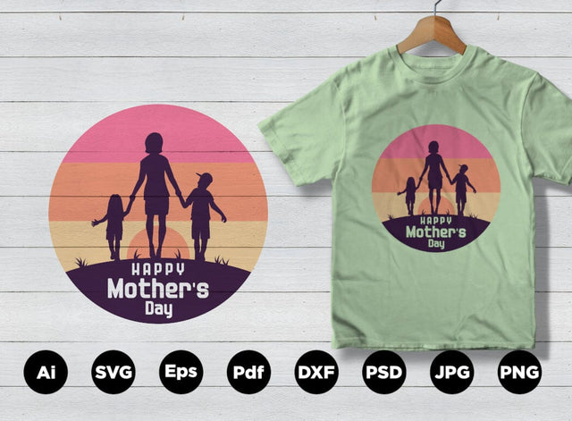 Happy Mother's Day Design SVG Leamsign Studio 