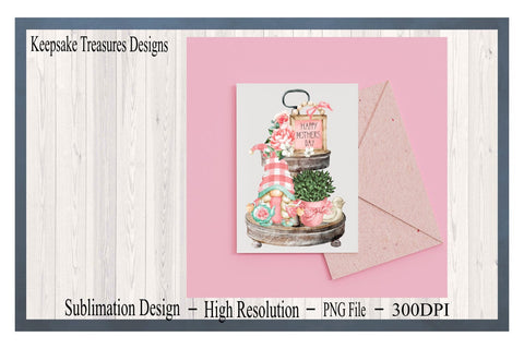 Happy Mother's Day, Gnome Tiered Tray, PNG, Sublimation Design, Digital Download, Mother's Day PNG, Mother's Day Cards Sublimation Keepsake Treasures Designs LLC. 