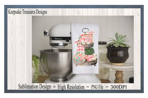 Happy Mother's Day, Gnome Tiered Tray, PNG, Sublimation Design, Digital Download, Mother's Day PNG, Mother's Day Cards Sublimation Keepsake Treasures Designs LLC. 