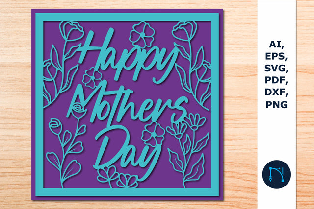Happy Mother’s Day Greeting Card SVG SVG MD JOYNAL ABDIN 