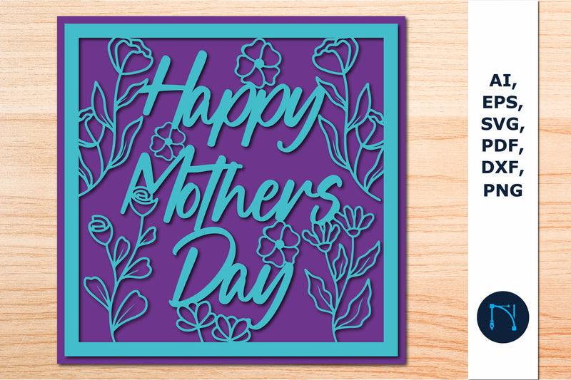 Happy Mother’s Day Greeting Card SVG SVG MD JOYNAL ABDIN 