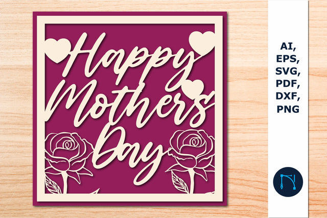 Happy Mother’s Day Greeting Card SVG SVG MD JOYNAL ABDIN 