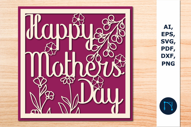 Happy Mother’s Day Greeting Card SVG SVG MD JOYNAL ABDIN 