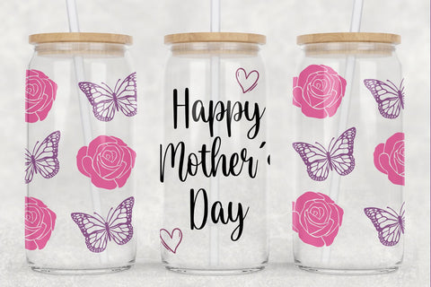 Happy Mother's Day Libbey Glass SVG SVG B Renee Design 