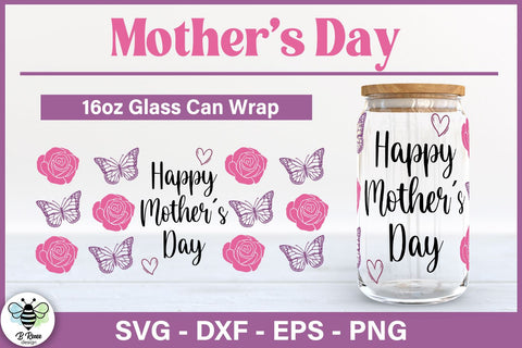 Happy Mother's Day Libbey Glass SVG SVG B Renee Design 