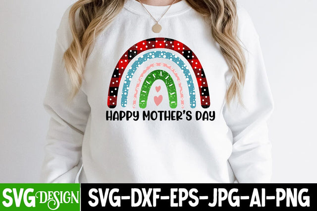 Happy Mother's Day Sublimation Design, Happy Mother's Day Sublimation PNG Sublimation BlackCatsMedia 