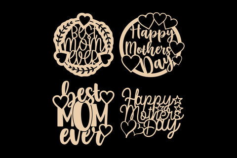 Happy Mothers Day SVG, Cake Topper Svg, Png, Dxf SVG TonisArtStudio 