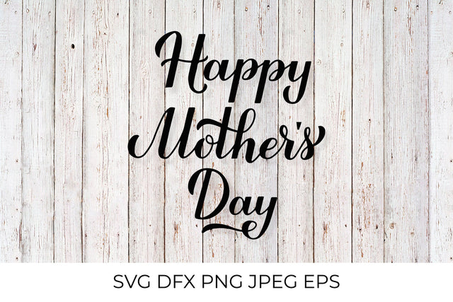 Happy Mothers Day SVG calligraphy hand lettering SVG LaBelezoka 