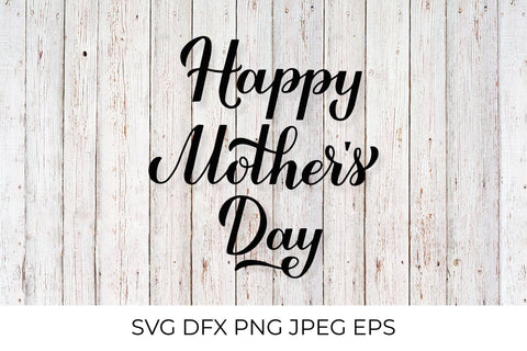 Happy Mothers Day SVG calligraphy hand lettering SVG LaBelezoka 