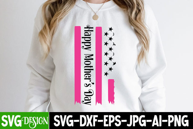 Happy Mothers Day SVG Cut File, Happy Mothers Day SVG Design, Happy Mothers Day Sublimation Design SVG BlackCatsMedia 