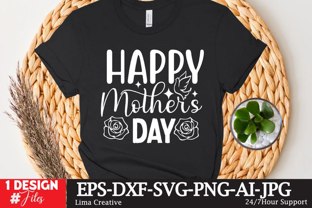 Happy Mother's Day ,SVG Cyte File, Mother's Day SVG T-shirt Design, MOm Sublimation , SVG Qutes SVG Insomnia Std 
