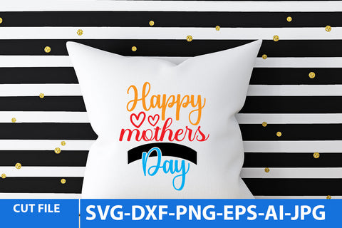 Happy Mothers Day SVG Design SVG BlackCatsMedia 