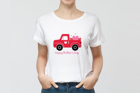 Happy Mother's Day with Beautiful Car svg SVG SmmrDesign 