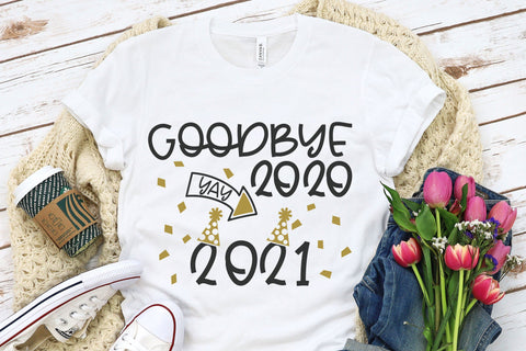 Happy New Year 2021 Bundle - SVG, PNG, DXF, EPS SVG Elsie Loves Design 