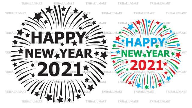 Happy New Year 2021 SVG TribaliumArtSF 