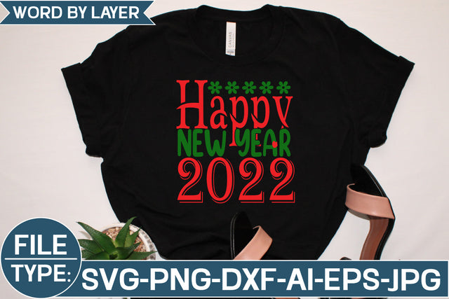 Happy New Year 2022 SVG Cut File SVG Studio Innate 