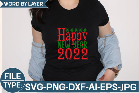 Happy New Year 2022 SVG Cut File SVG Studio Innate 