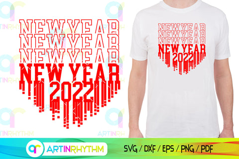 Happy new year 2022 svg SVG Artinrhythm shop 