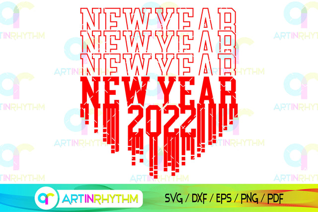 Happy new year 2022 svg SVG Artinrhythm shop 