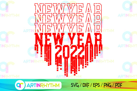 Happy new year 2022 svg SVG Artinrhythm shop 