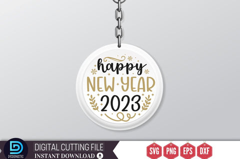 Happy new year 2023 1 SVG SVG DESIGNISTIC 