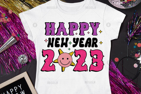 Happy new year 2023 Sublimation PNG Sublimation Regulrcrative 