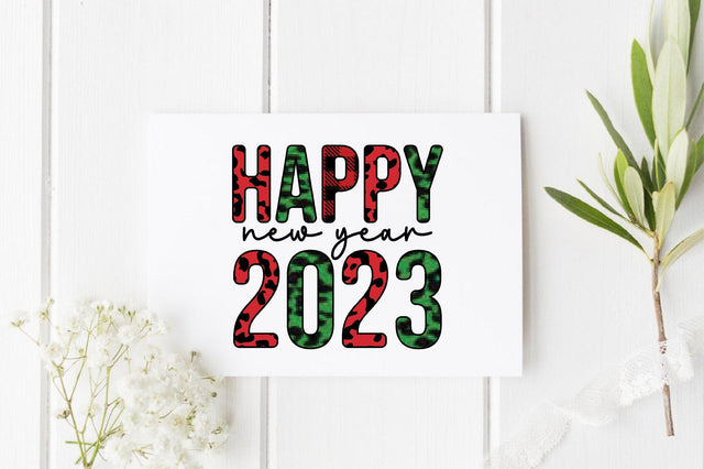 Happy new year 2023 sublimation Sublimation SVGista 