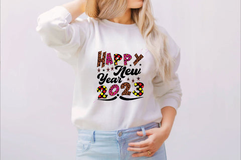 Happy new year 2023 Sublimation SVGArt 