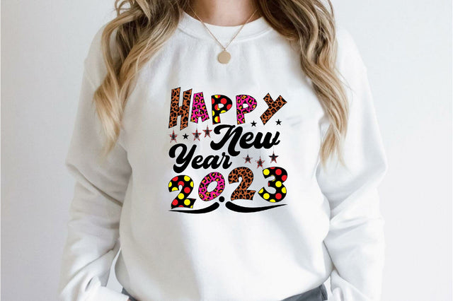 Happy new year 2023 Sublimation SVGArt 