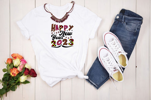 Happy new year 2023 Sublimation SVGArt 