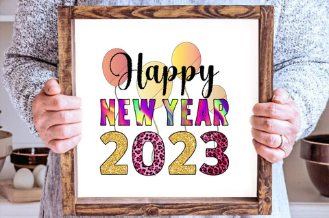 Happy new year 2023 Sublimation SVGArt 
