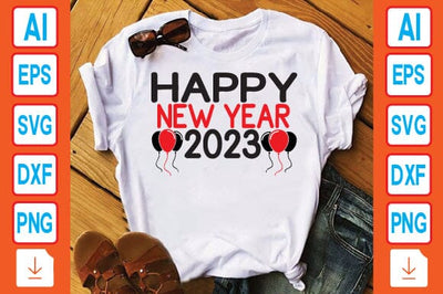 Happy New Year 2023 SVG Craftlabsvg24 