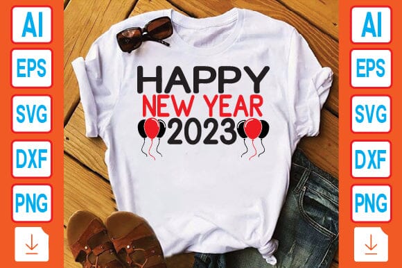 Happy New Year 2023 SVG Craftlabsvg24 