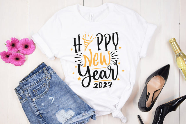 happy New Year 2023 SVG Cut File SVG dapiyupi store 