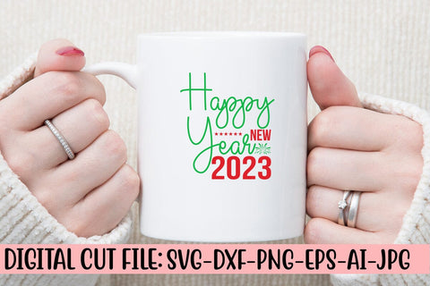 Happy New Year 2023 SVG Cut File SVG Syaman 