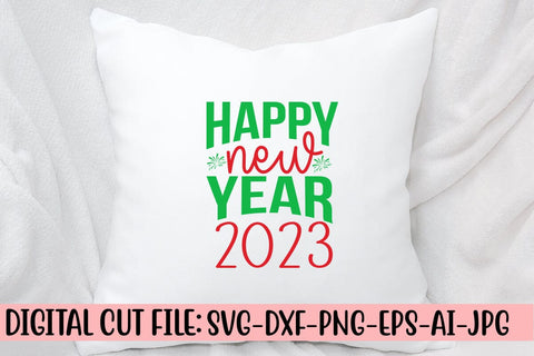Happy New Year 2023 SVG Design SVG Syaman 