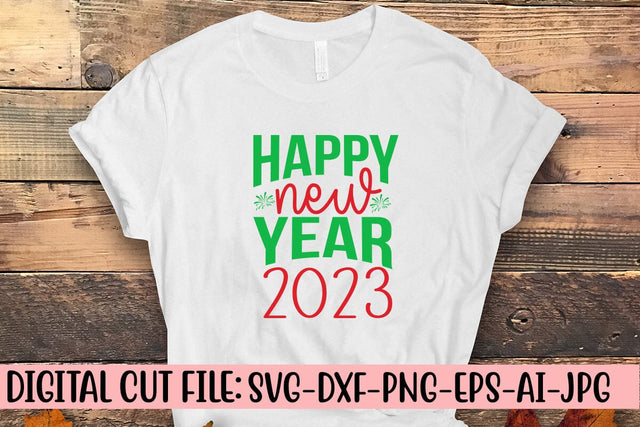 Happy New Year 2023 SVG Design SVG Syaman 