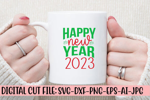 Happy New Year 2023 SVG Design SVG Syaman 