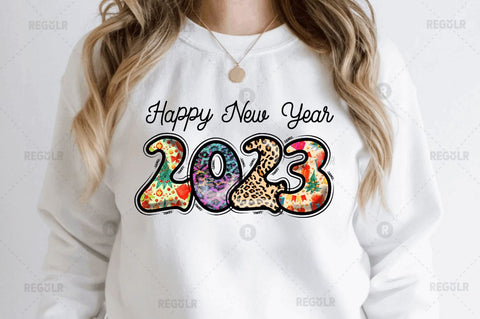 Happy new year 2023 SVG Sublimation Regulrcrative 