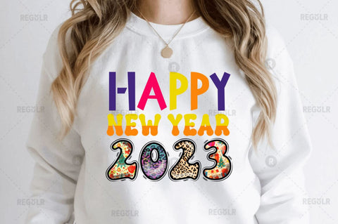 Happy new year 2023 SVG Sublimation Regulrcrative 