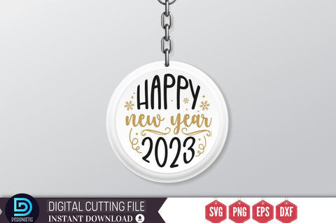 Happy new year 2023 SVG SVG DESIGNISTIC 
