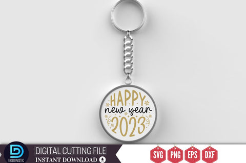 Happy new year 2023 SVG SVG DESIGNISTIC 