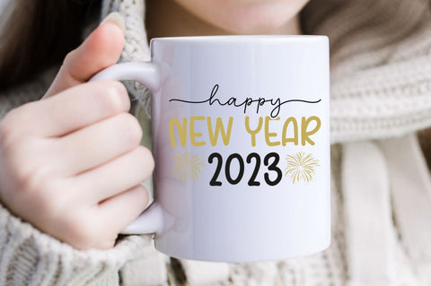 Happy new year 2023 SVG SVG DESIGNISTIC 