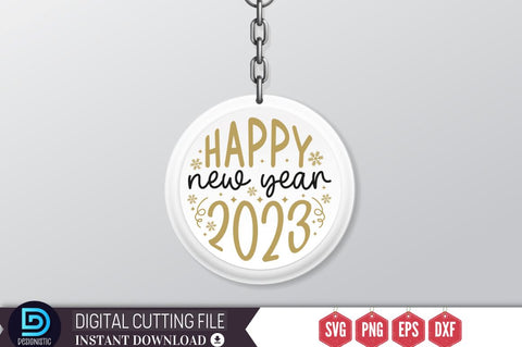 Happy new year 2023 SVG SVG DESIGNISTIC 